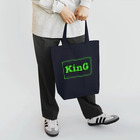 KinGのKinG 黒フチロゴシリーズ トートバッグ