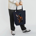 hoodie styleの松明を持つ女性 Tote Bag