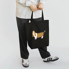ゆいたっく／犬イラストのバセット・ハウンド Tote Bag