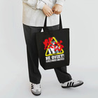 SAUNA JUNKIES | サウナジャンキーズのBE QUIET!(黒) Tote Bag