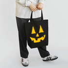 CIPANGOのハロウィン ジャック・オ・ランタン ブラックボディ Tote Bag