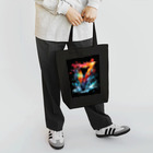 Yokogawaの抽象画風の素敵な男の情熱 トートバッグ