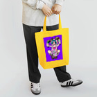 あやしいおばさん くろまめさんの○ュアアルコール（クラ○ナー）パープル Tote Bag