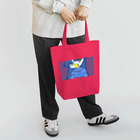 しろくろぷぅじぃのパーカーくろじぃ(アップ) Tote Bag