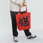 Washiemon and Ai-chan's Shopの猫文字(墨) Tote Bag