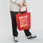 LONESOME TYPE ススのSPICE SPICY（White） トートバッグ