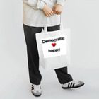 mari_and_cute_baby_bearの Democratic happy Tote Bag