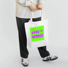 ザ ロングアイランド アパレルの平行四辺形デザイン パープル×ピンク×グリーン Tote Bag