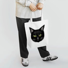 WataMayuroom☆の上目使いの黒猫 Tote Bag