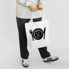 QUQU_WORKSのノーイートノーライフ ブラック Tote Bag