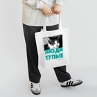 TERRY AND VEGASのネコT／人間は愚かだ／green Tote Bag