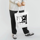 武蔵照陽荘のmonochrome Shiba Inu Tote Bag