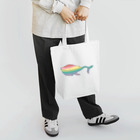 studiohapunaのRAINBOW WHALE Tote Bag