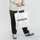 LOGISTICS by Merry LogisticsのLOGISTICS BLACK LOGO Tote Bag