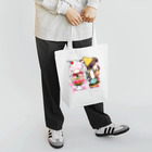 山田雨月shopのいちごパフェちゃんチョコアイスくん Tote Bag