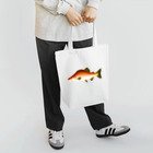 【魚類】おさかなちゃん☆図鑑の【魚類】カラフトマスちゃん☆樺太鱒 トートバッグ