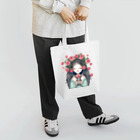 momosoramiaの少女とウサギの薔薇物語 Tote Bag