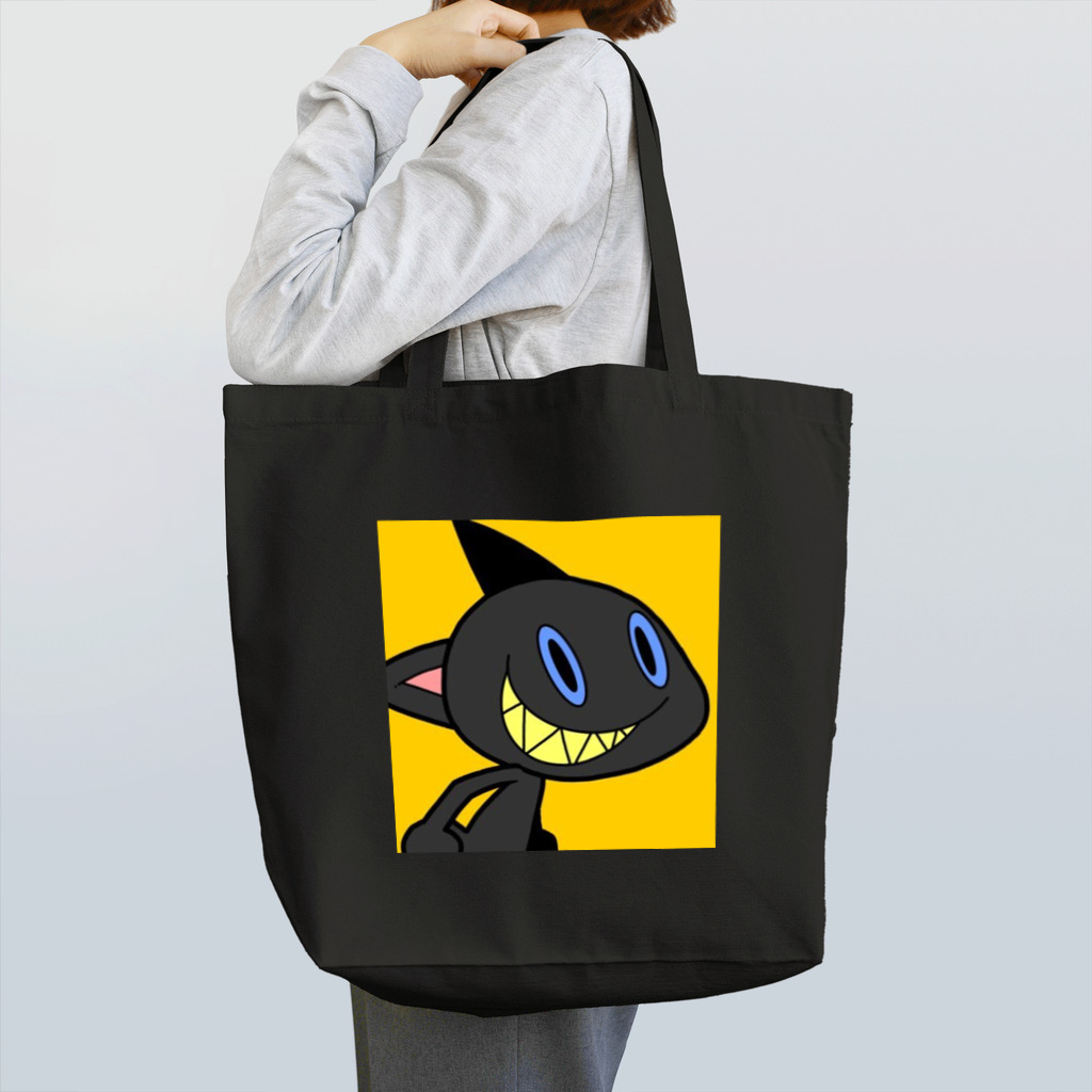 猫目堂総本舗のチェシャの黒猫シリーズ Tote Bag