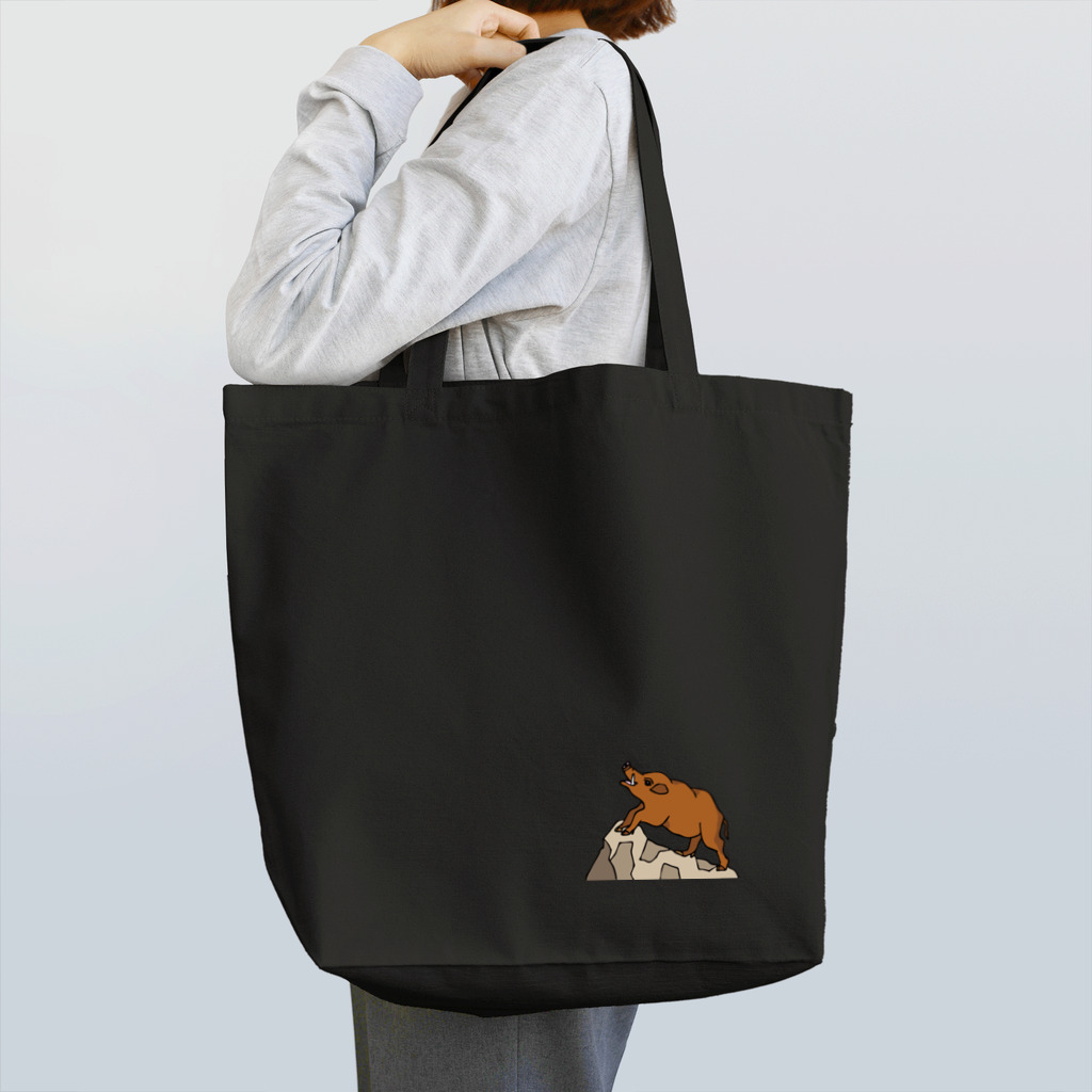 ジルトチッチのデザインボックスの吠えろ　イノブタ Tote Bag