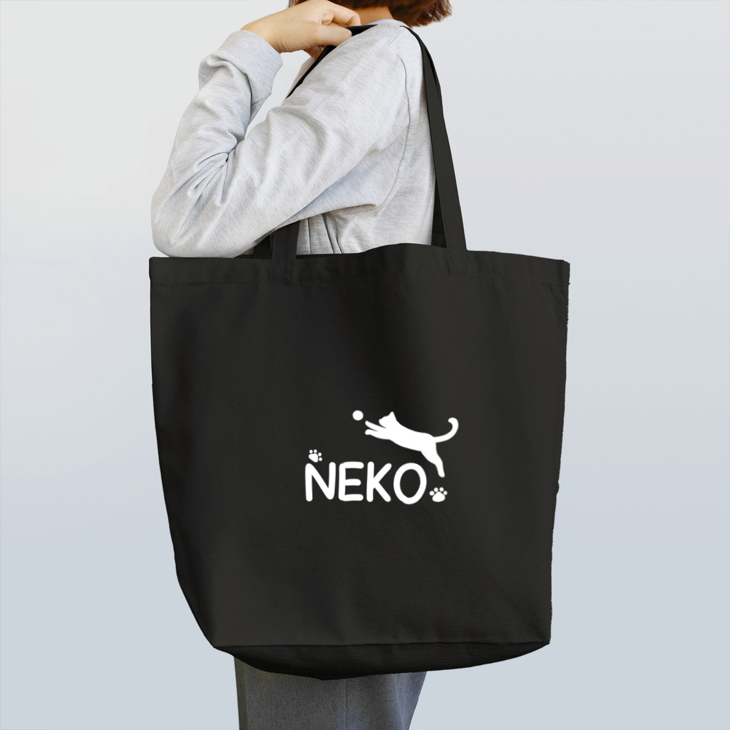 piccolo-のNEKO (猫)ロゴ風 Tote Bag