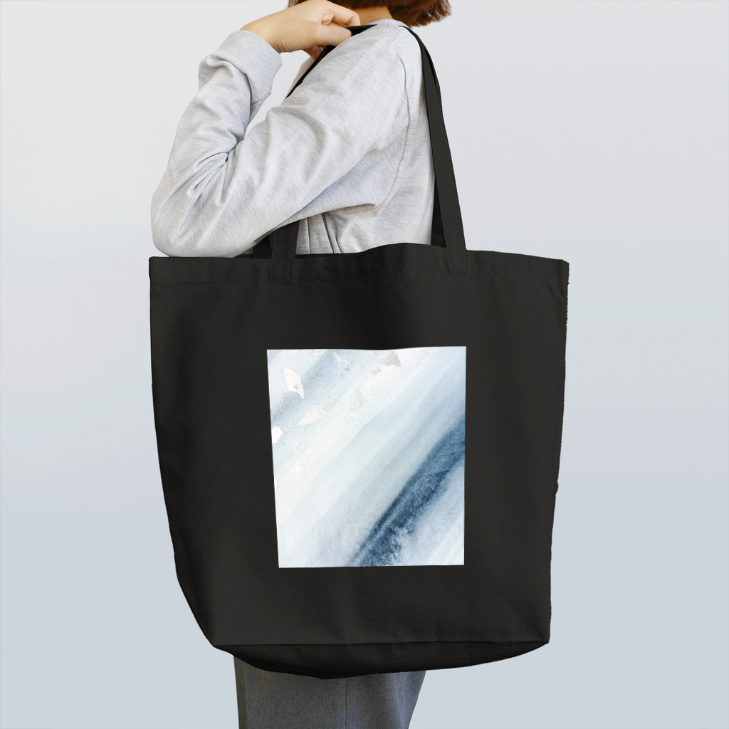 LUCENT LIFEのSumi - Silver leaf Tote Bag