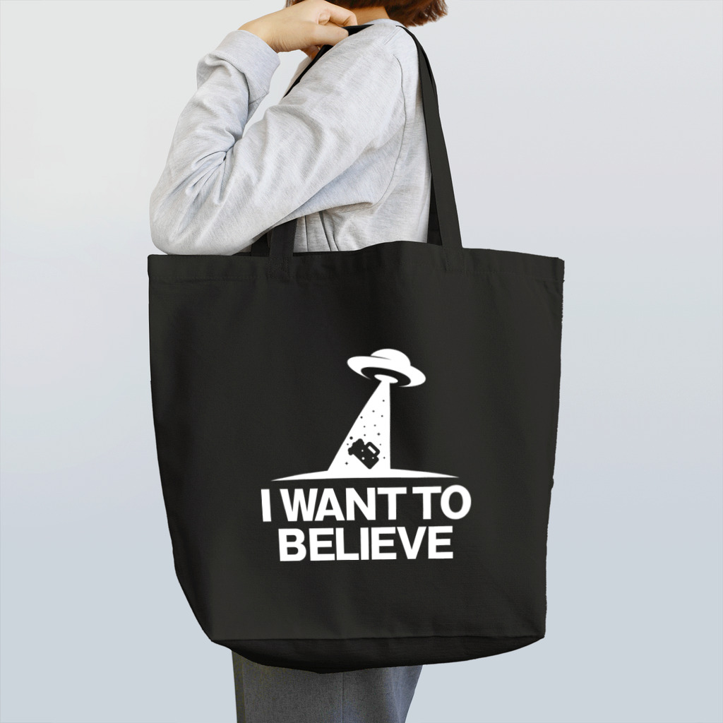 stereovisionのI WANT TO BELIEVE Tote Bag