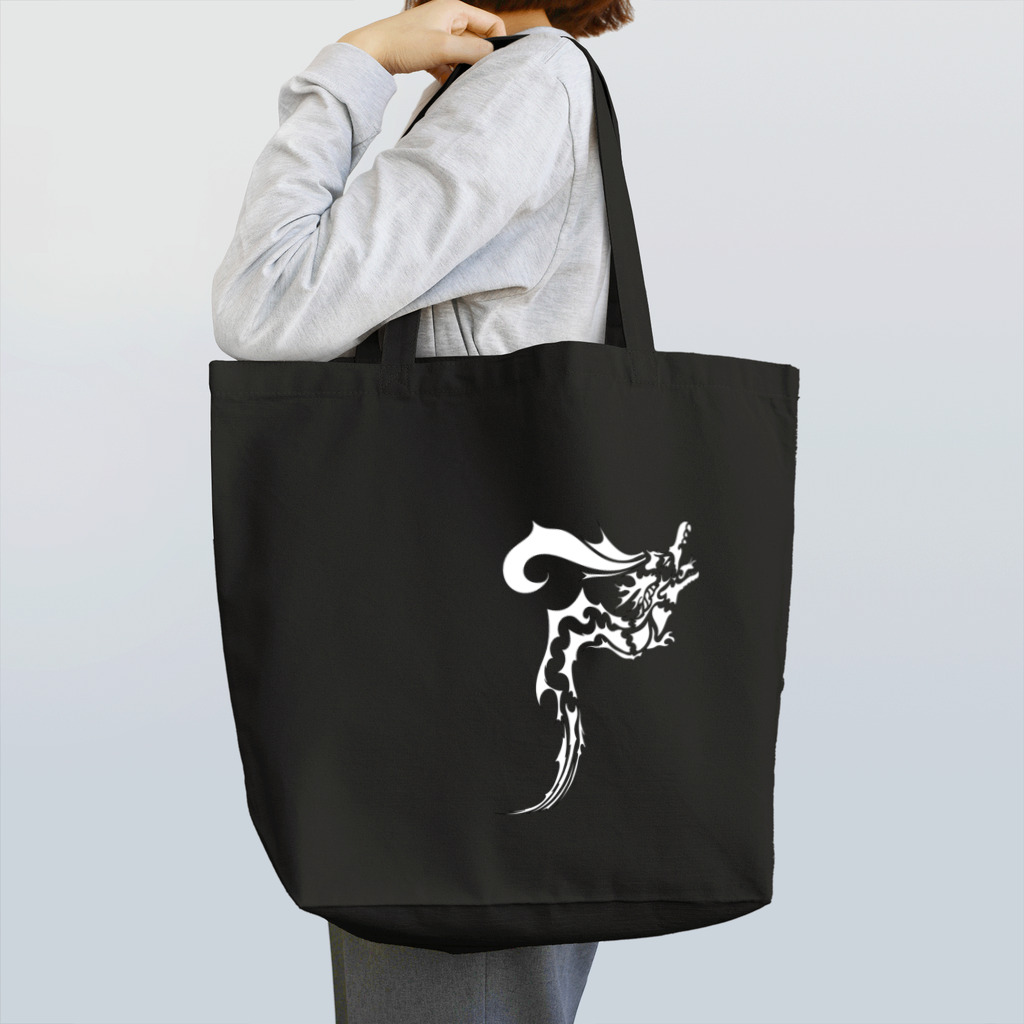 ぬりえワールド管理人Tommyです｜無料の塗り絵週３で作ってます！のドラゴン3塗り絵デザイン Tote Bag