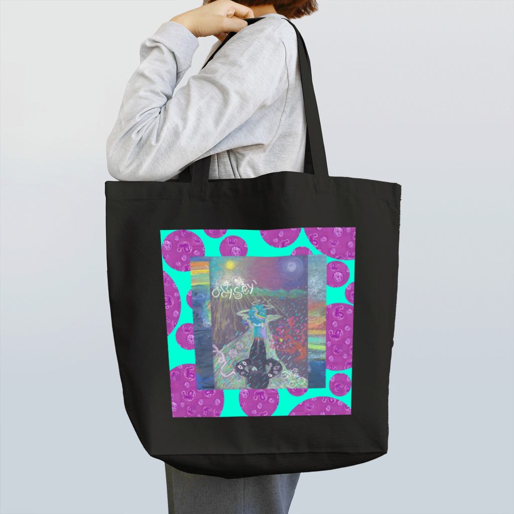 ヒカゲサンジュウの落描きのお手製ドット赤み Tote Bag