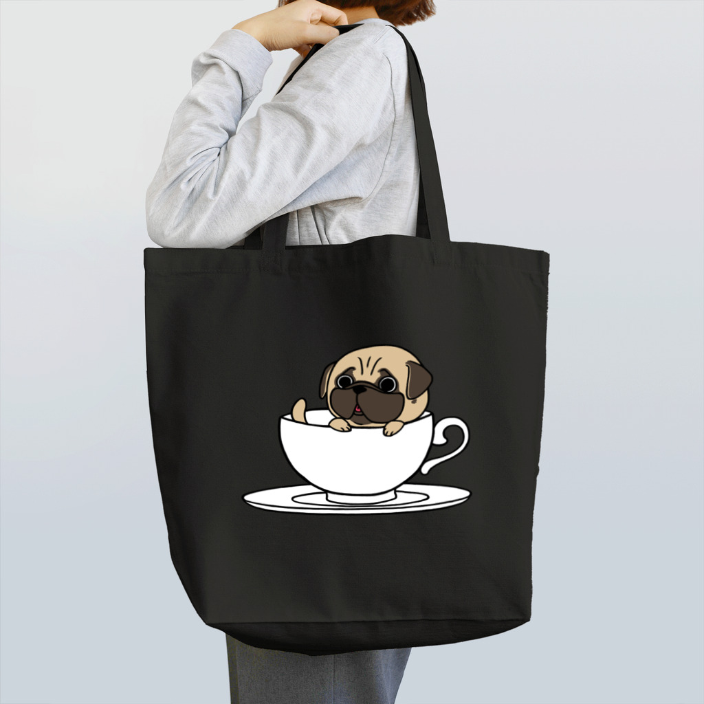 one-naacoのパグ(フォーン)トートバッグ Tote Bag