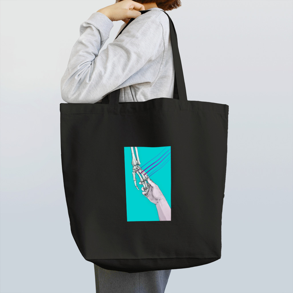 つぶつぶみかんの「hold hands」 Tote Bag