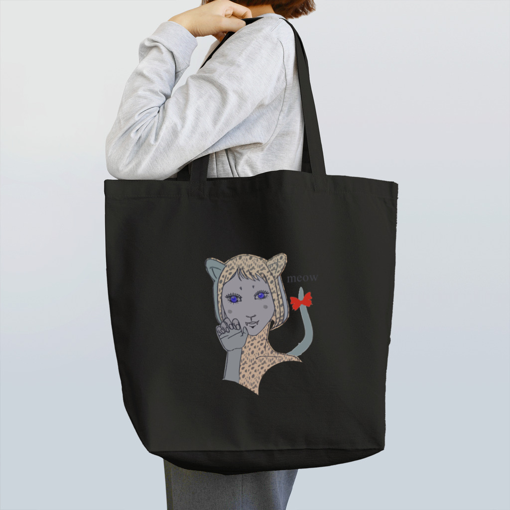 lifejourneycolorfulのMeow Tote Bag