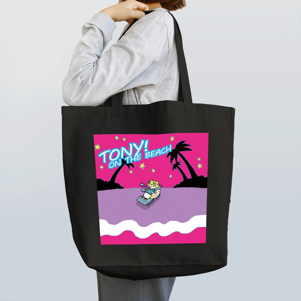 TONY!のTONY! on the beach (夜) トートバッグ