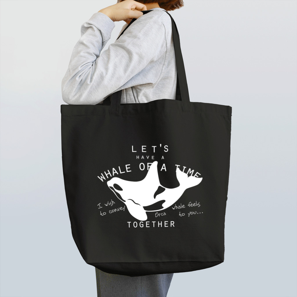 クジラの雑貨屋さん。のシャチ Tote Bag