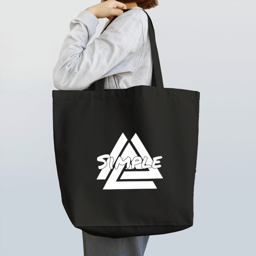 SimpleのSimple "White series" Tote Bag