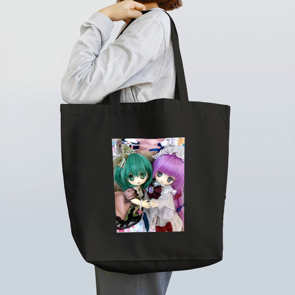 ☆黒MAJO-GYM-の仲良しぎゃーちゃんとパチェ Tote Bag