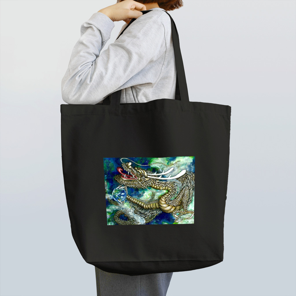 noharayuukoの波動上昇シリーズ 狙いさだめて昇るの巻き Tote Bag