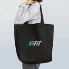 ARFITのアルフィットロゴトートバッグ黒 トートバッグ