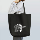 .JUICY-SHOP. | JOYFULのJOYFUL | Depressed Cat | Positive white Tote Bag