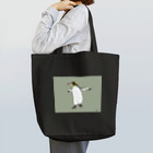 飛べない鳥のキングペンギン トートバッグ