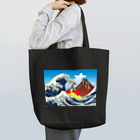 Drecome_Designの 紅富士波乗写楽 Tote Bag