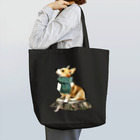 犬グッズの店しえるぶるーのマフラー犬　コーギー Tote Bag