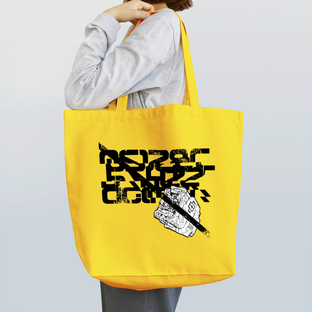 HEDZの巣 SUZURI店のMECH-BOXXX tote bag トートバッグ