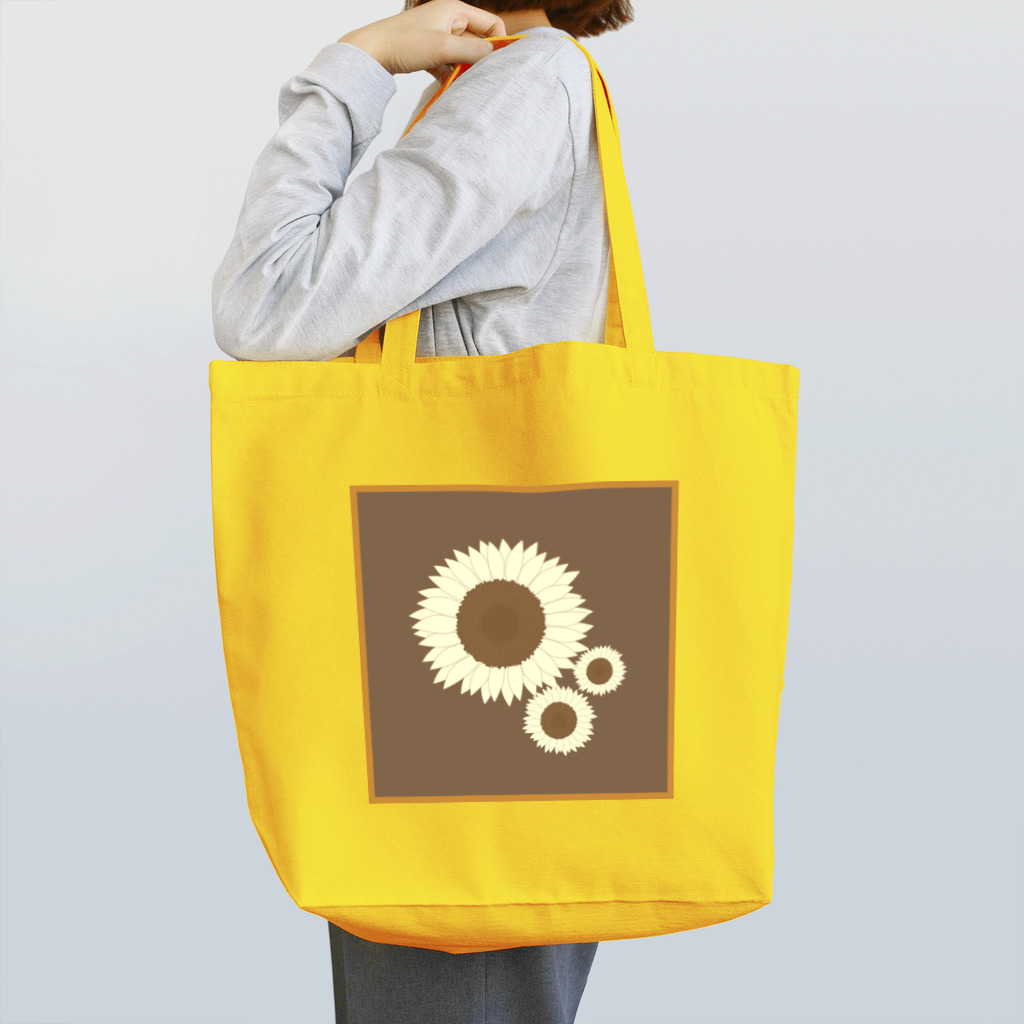 tomatoto713のセピア色ひまわり Tote Bag