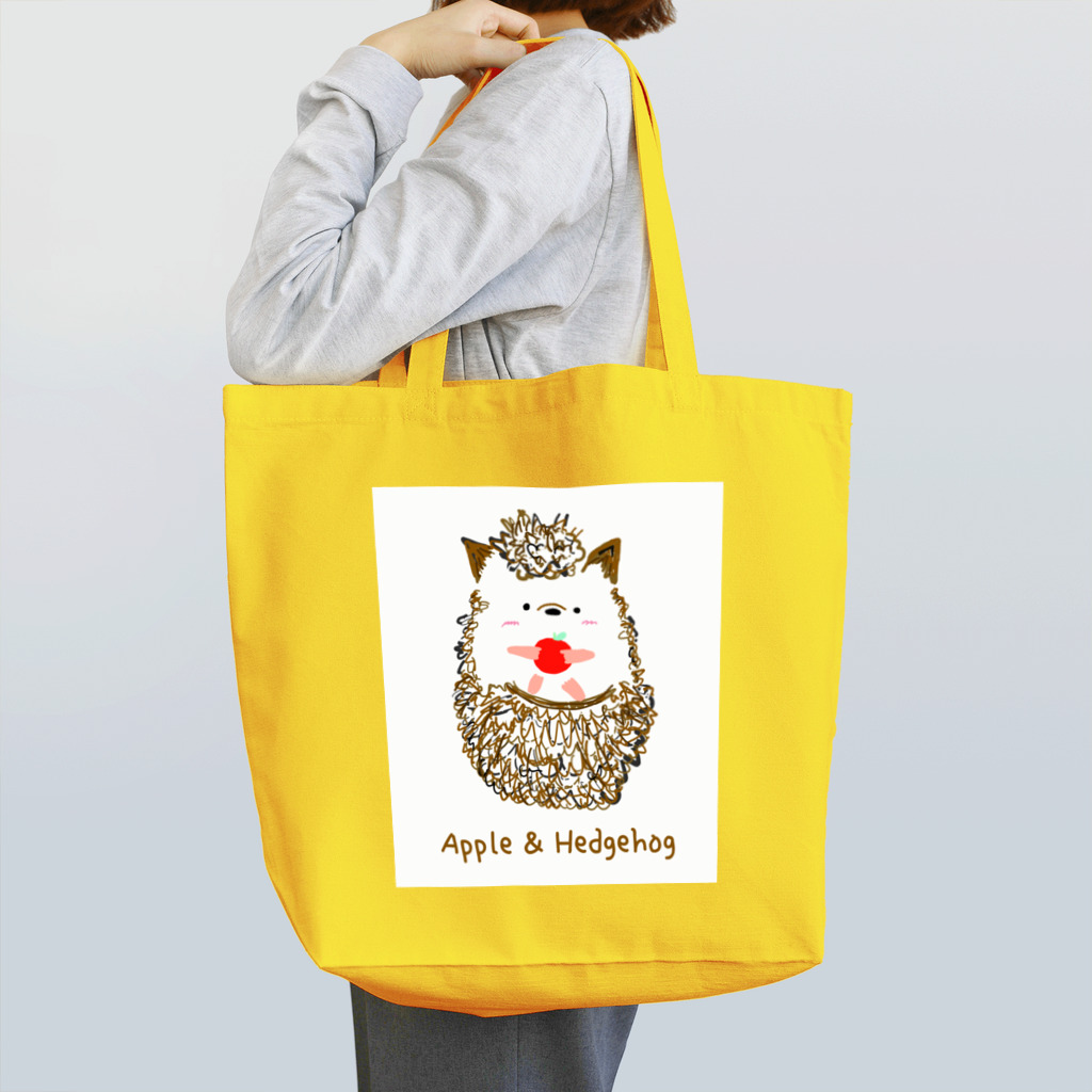 yukacaramelのリンゴとハリネズミ Tote Bag