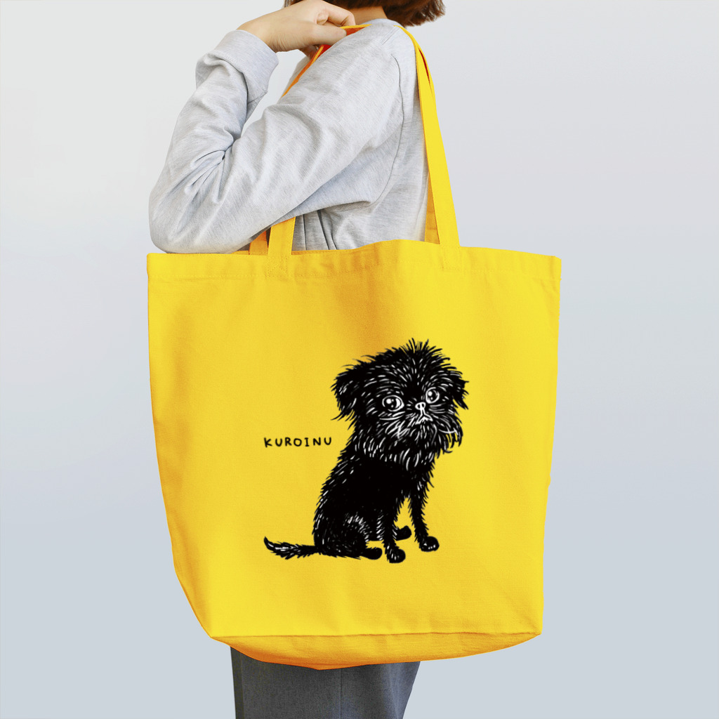 おおうちまりこのKUROINU Tote Bag