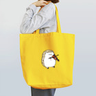 ハリネズミと楽器のハリネズミとヴァイオリン Tote Bag