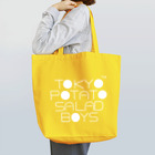 東京ポテトサラダボーイズ公式ショップの東京ポテトサラダボーイズ公式ネオクラシック(白)ロゴ トートバッグ