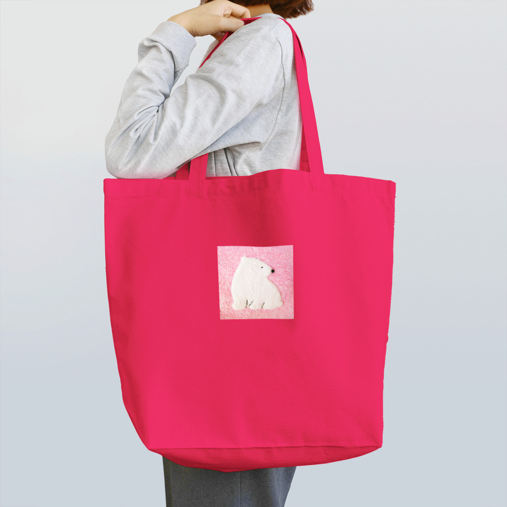 うさぎのしっぽの白くま Tote Bag