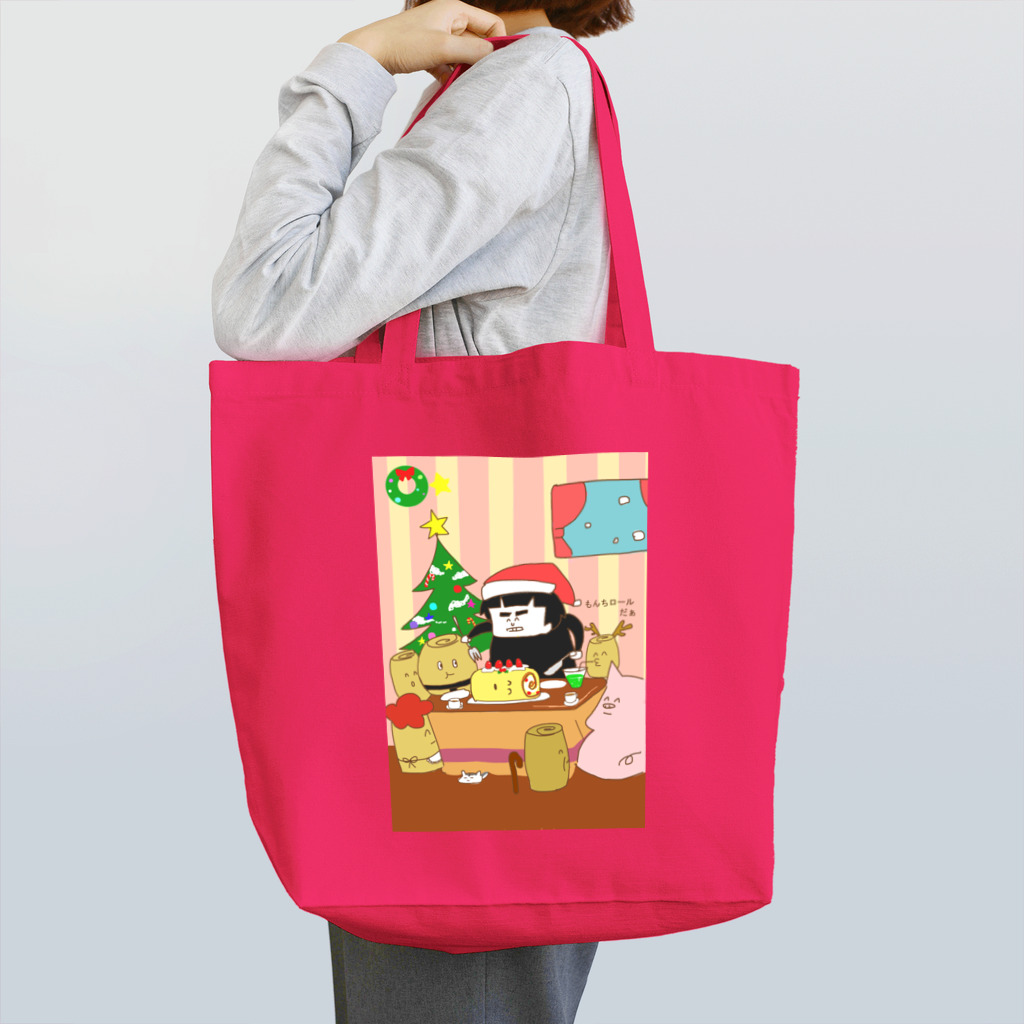 ぱくぱくショップのもんちロール食べるんよ Tote Bag