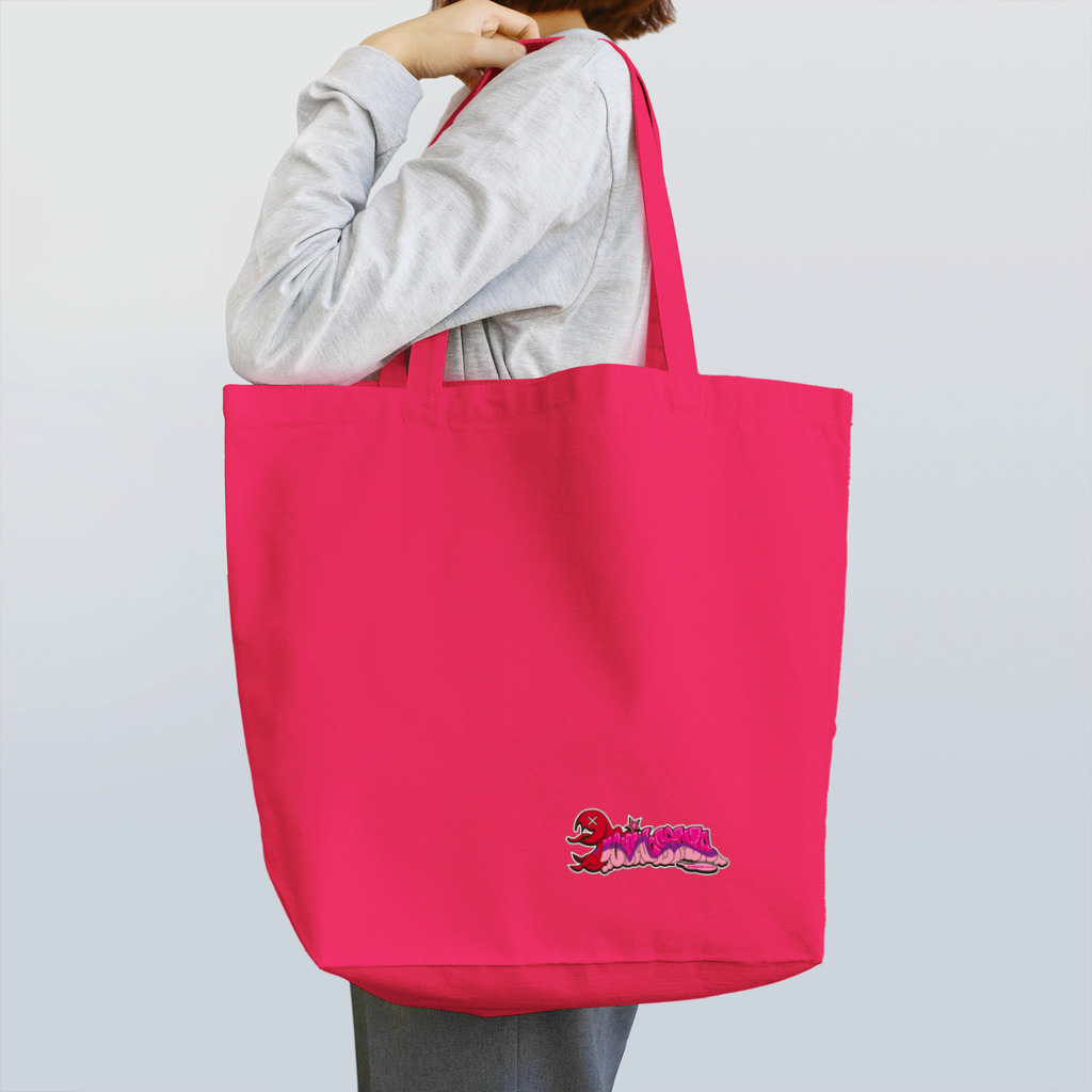 🤍一ノ瀬 彩 🐇⸒⸒ suzuri支店🤍の一ノ瀬彩:LOGO_POP_PINK【英語】 Tote Bag